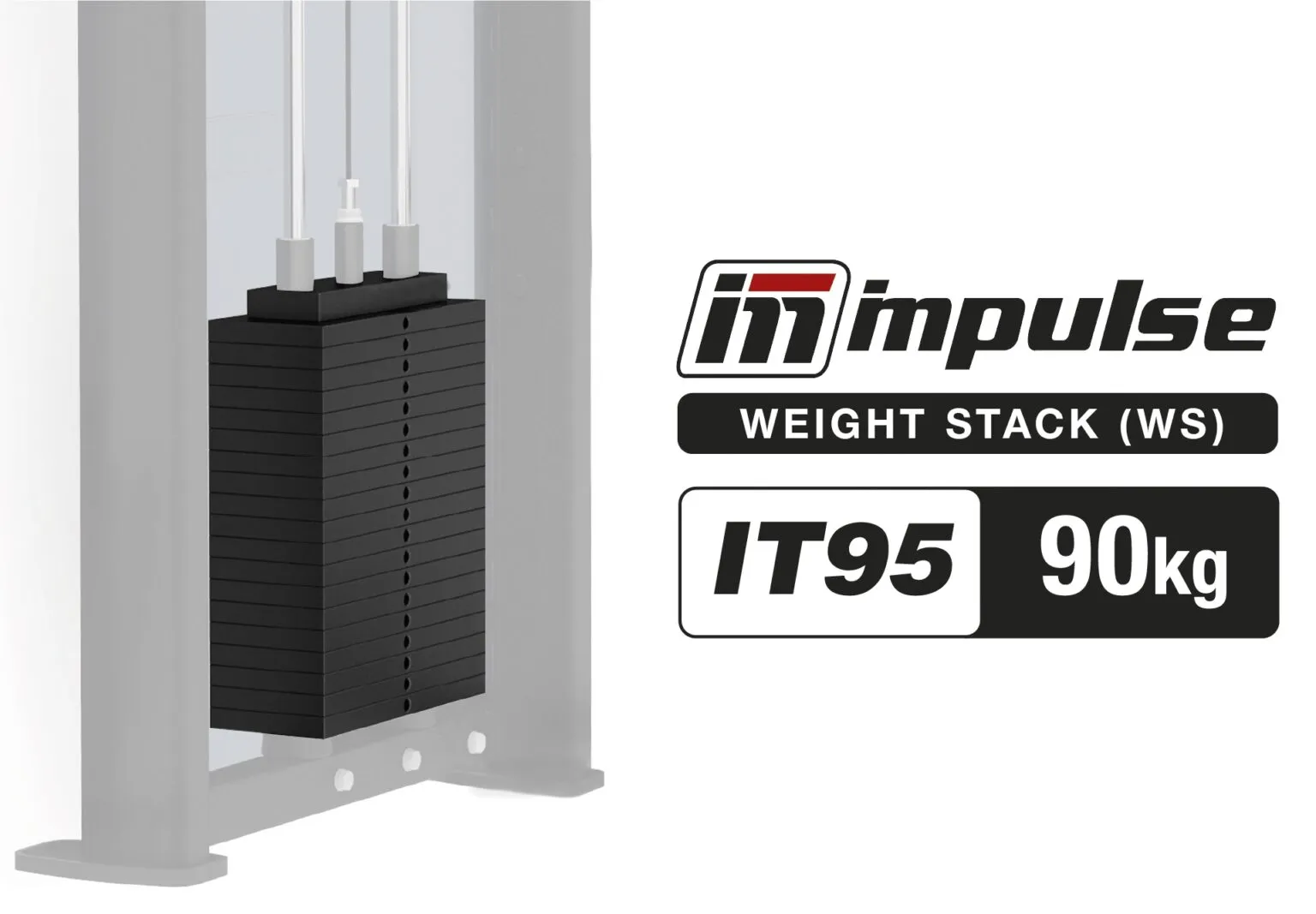 Πλάκες Βαρών IT95WS200 90 Κιλών Impulse