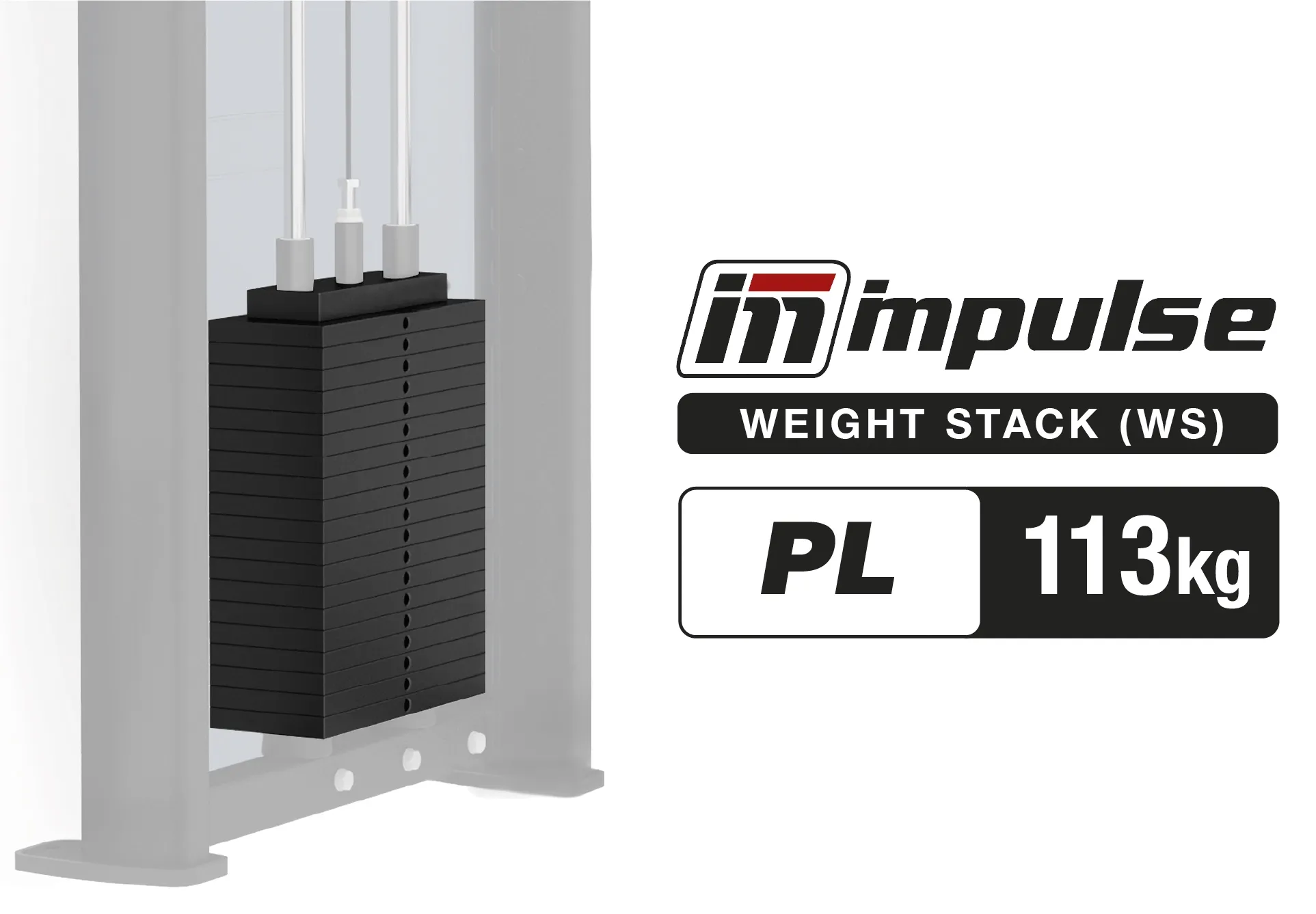 Πλάκες Βαρών PLWS250 113 Κιλών Impulse
