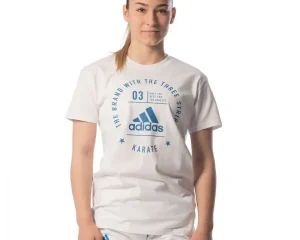 Κοντομάνικη Μπλούζα Adidas COMMUNITY II Karate – adiCL01K Λευκή