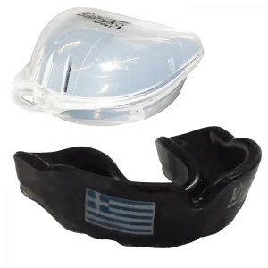 Μασέλα Olympus Μονή HELLAS Προστασία Πίσω Δοντιών Μαύρη