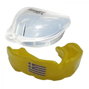 Μασέλα Olympus Μονή HELLAS Προστασία Πίσω Δοντιών Κίτρινη