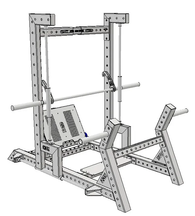 Hip Thrust 3D Smith Machine EBX PRO AxisDrive - Image 29