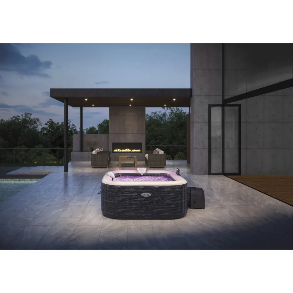 Φουσκωτό Bubble Massage Greystone Deluxe 4 ατόμων ΙΝΤΕΧ