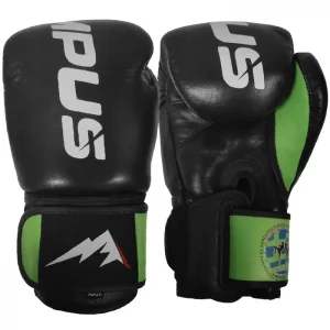 Muay Thai Γάντια Olympus THAI CAMP POM Black/Green