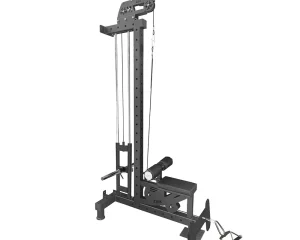 Combo Lat-Row Machine EBX DualLoad FW Διπλή Τροχαλία Πλάτης για Ελεύθερα Κιλά Φ28/Φ50