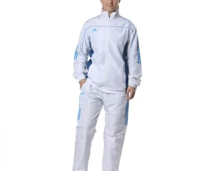 Αθλητική Φόρμα Adidas TEAM Άσπρη/Μπλε – TR40