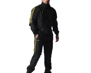 Αθλητική Φόρμα Adidas TEAM Μαύρη/Χρυσαφί – TR40