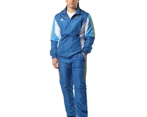 Αθλητική Φόρμα Adidas TEAM Μπλε / Άσπρο / Χρυσαφί 2024