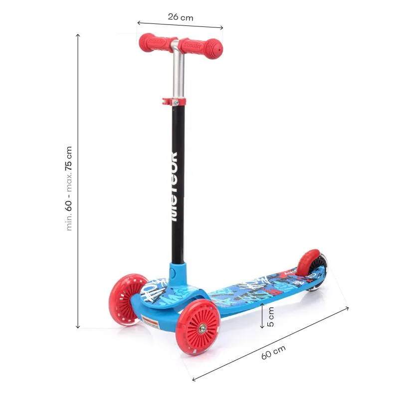 Παιδικό Πατίνι Τρίτροχο Meteor Funny 17750 three-wheeled scooter - Image 9