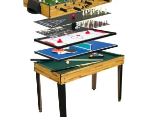 FOOTBALL TABLE FOR MULTI-GAMES 9 IN 1 121x61x80CM