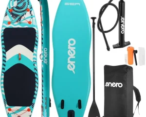 Φουσκωτή Σανίδα SET - SUP BOARD 140KG INFLATABLE ENERO 320x91x15CM SEA