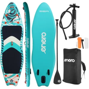 Φουσκωτή Σανίδα SET - SUP BOARD 140KG INFLATABLE ENERO 320x91x15CM SEA