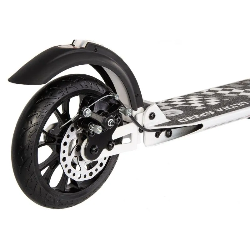 Πατίνι ENERO ULTRA SPEED SCOOTER 200MM WITH DISC BRAKE WHITE - Image 4