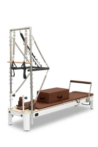 Viking Pilates Reformer with Tower Brown Leather