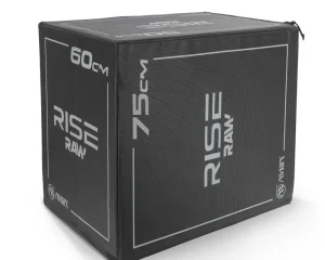 AMILA Πλειομετρικό Κουτί Plyo Box Raw Rise 50x60x75 cm - Μαύρο 95147