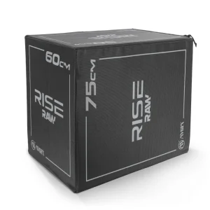 AMILA Πλειομετρικό Κουτί Plyo Box Raw Rise 50x60x75 cm - Μαύρο 95147