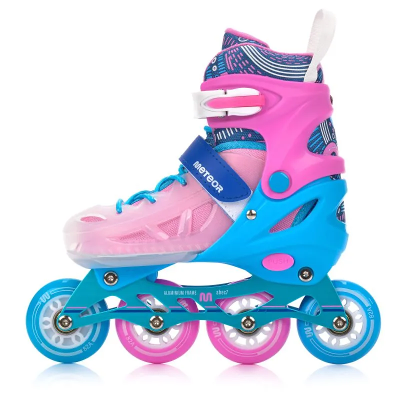 Πατίνια Meteor Roller Skates S 30-33 Loky Pink/Blue - Image 2