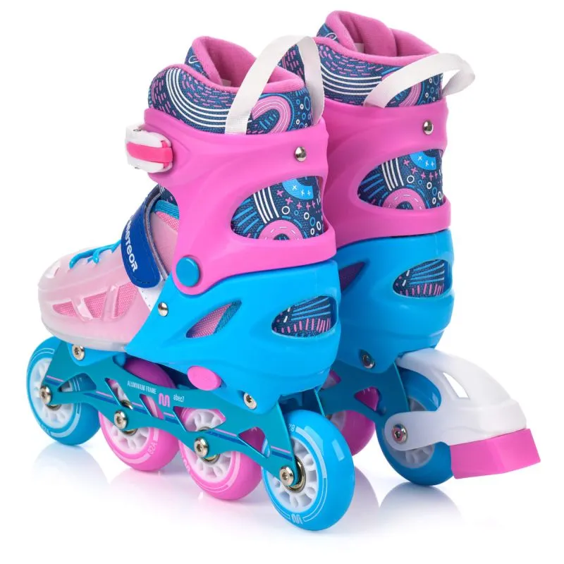 Πατίνια Meteor Roller Skates S 30-33 Loky Pink/Blue - Image 5