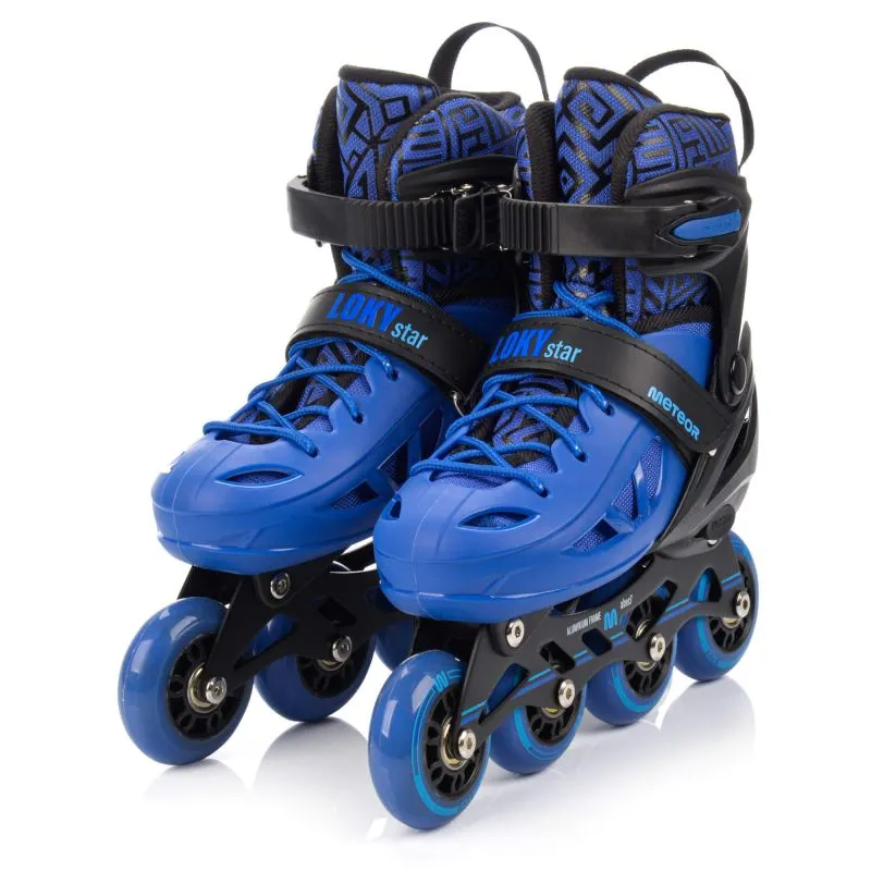 Πατίνια Meteor M 34-37 Loky Roller Skates Black/Blue - Image 4