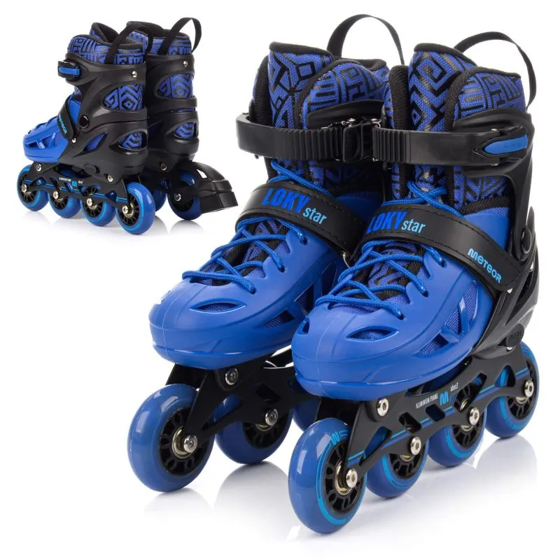 Πατίνια Meteor M 34-37 Loky Roller Skates Black/Blue - Image 7