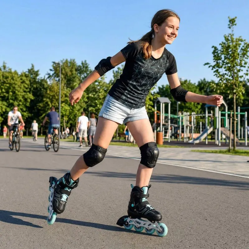 Πατίνια Meteor M 34-37 Urbo Roller Skates Black/Mint - Image 2