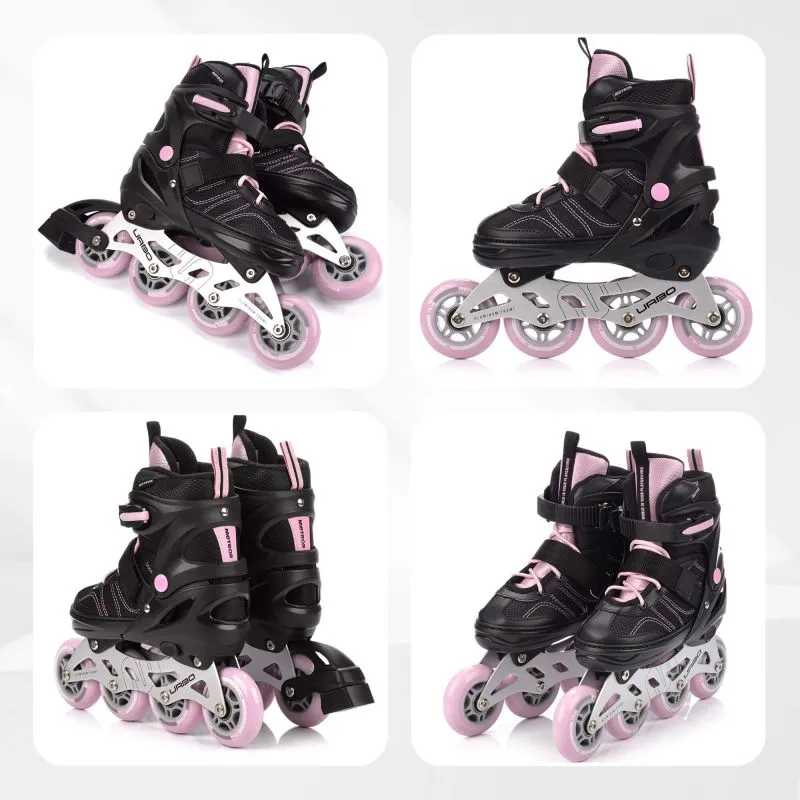 Πατίνια Meteor M 34-37 Urbo Roller Skates Black/Pink - Image 6