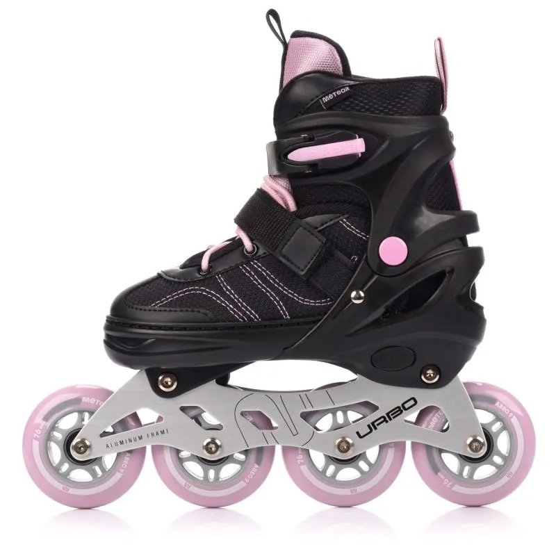 Πατίνια Meteor M 34-37 Urbo Roller Skates Black/Pink - Image 5
