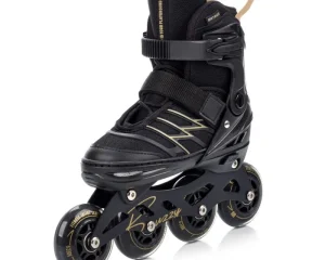 Πατίνια Meteor L 38-43 Buzzy Roller Skates Black/Gold