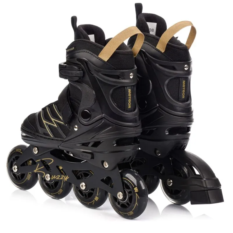 Πατίνια Meteor L 38-43 Buzzy Roller Skates Black/Gold - Image 5