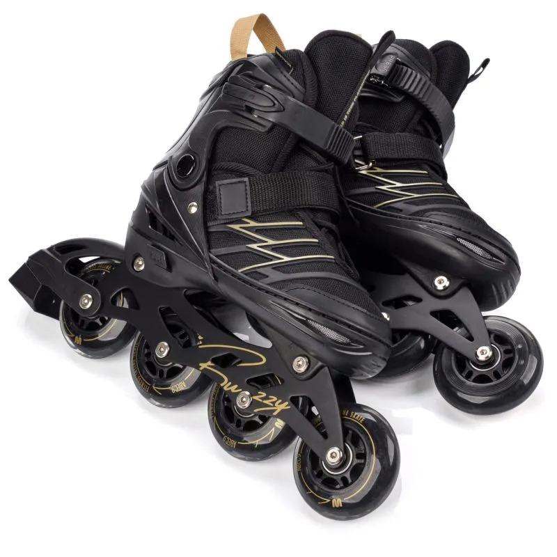 Πατίνια Meteor L 38-43 Buzzy Roller Skates Black/Gold - Image 7