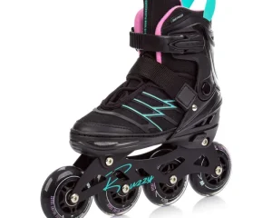 Πατίνια Meteor Roller Skates L 38-43 Buzzy Black/Pink/Mint