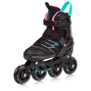 Πατίνια Meteor M 34-38 Buzzy Roller Skates Black/Pink/Mint