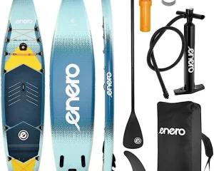 SET ENERO INFLATABLE SUP BOARD 384x81x15CM