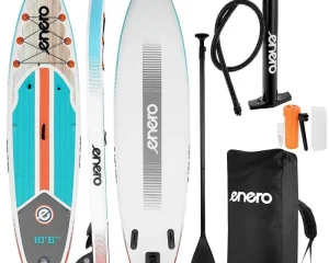 SET ENERO INFLATABLE SUP BOARD 320x81x15CM FLOW