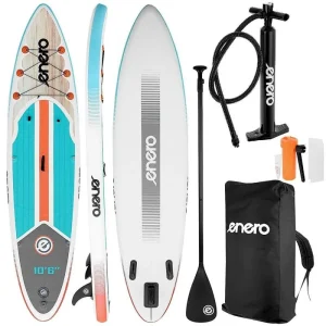 SET ENERO INFLATABLE SUP BOARD 320x81x15CM FLOW