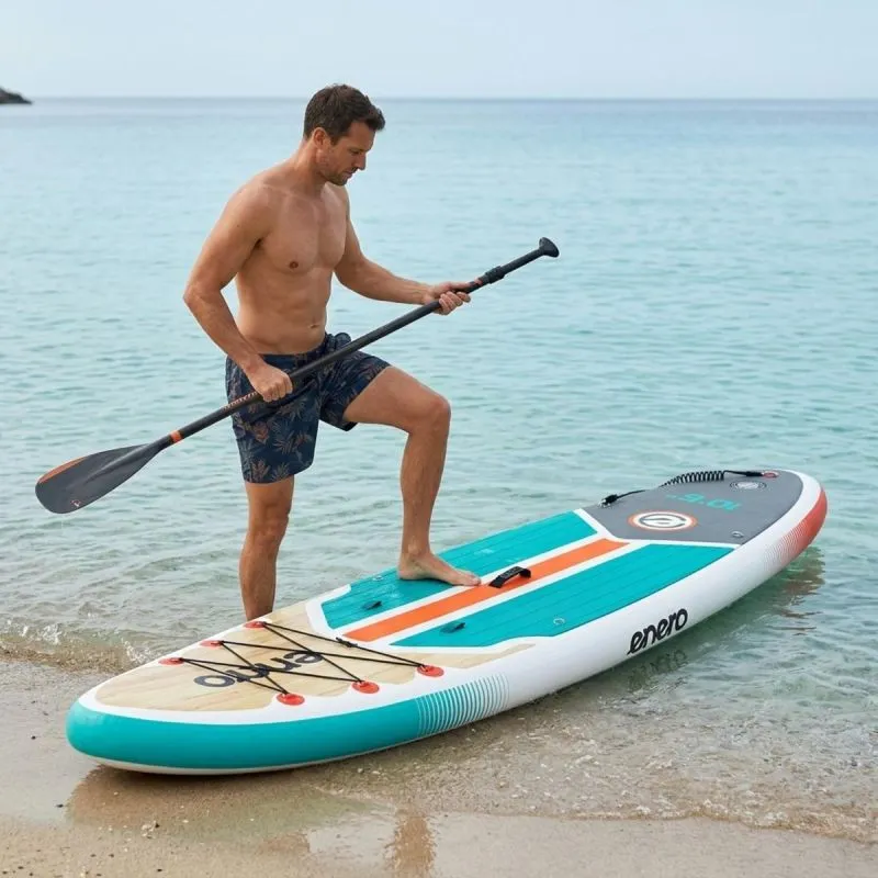 SET ENERO INFLATABLE SUP BOARD 320x81x15CM FLOW - Image 4