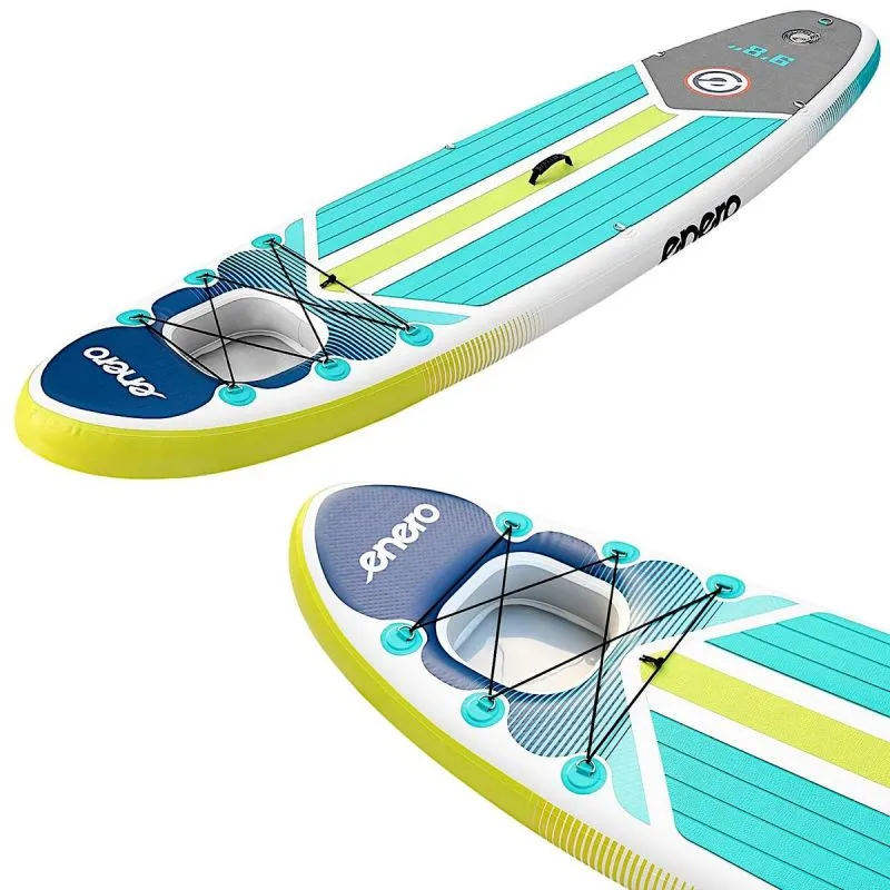 ENERO INFLATABLE SUP BOARD SET WITH WINDOW 320X81X15CM - Image 4