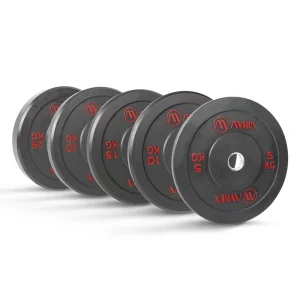 Δίσκοι Άρσης Βαρών AMILA Black R Bumper Slim 50mm