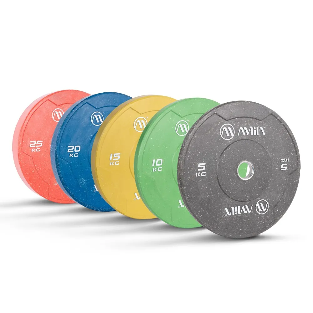 Δίσκοι Άρσης Βαρών Color Bumper Plate Slim 50 mm Amila