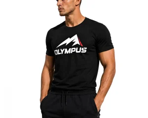 Κοντομάνικο Μπλουζάκι Olympus COMBAT Slim Line Black