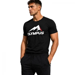 Κοντομάνικο Μπλουζάκι Olympus COMBAT Slim Line Black