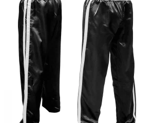Παντελόνι Kickboxing Olympus STANDARD Λευκή Ρίγα