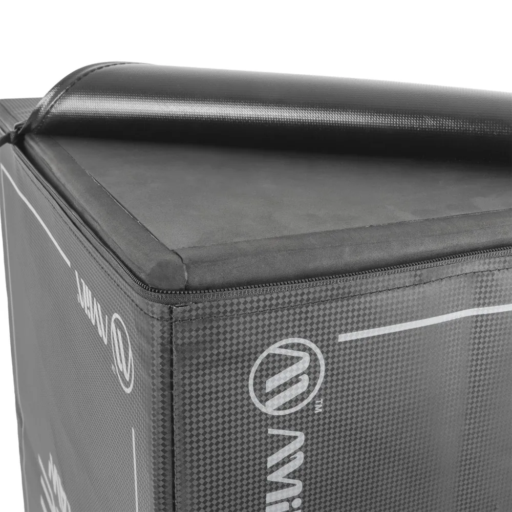 Πλειομετρικό Κουτί Plyo Box Raw Rise 40x50x60 cm Μαύρο Amila - Image 2