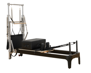 Κρεβάτι Πιλάτες Viking Alluminium Pilates Reformer with Half Tower (Black)