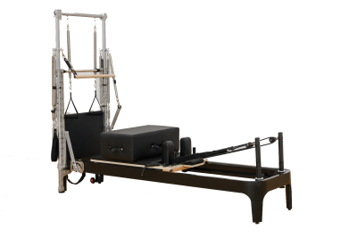 Κρεβάτι Πιλάτες Viking Alluminium Pilates Reformer with Half Tower (Black)