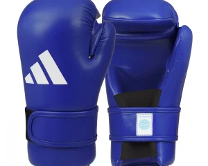 Γάντια Semi-Contact adidas WAKO Ανοιχτά - Blue