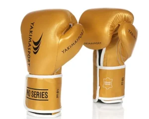 Δερμάτινα Αγωνιστικά Γάντια Yakima Tiger Gold V Boxing Gloves 100395
