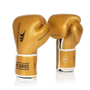 Δερμάτινα Αγωνιστικά Γάντια Yakima Tiger Gold V Boxing Gloves 100395