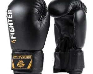 Παιδικά Γάντια Πυγμαχίας Boxing Gloves for Kids 4Fighter Black - 6oz