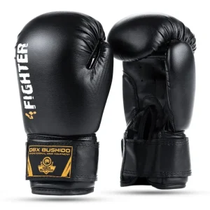 Παιδικά Γάντια Πυγμαχίας Boxing Gloves for Kids 4Fighter Black - 6oz